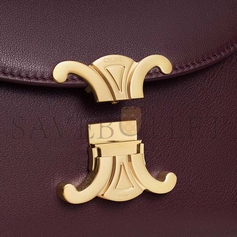 CELINE TEEN NINO BAG IN SUPPLE GRAINED CALFSKIN 118113FXK.28DG (20.5*13*8cm)